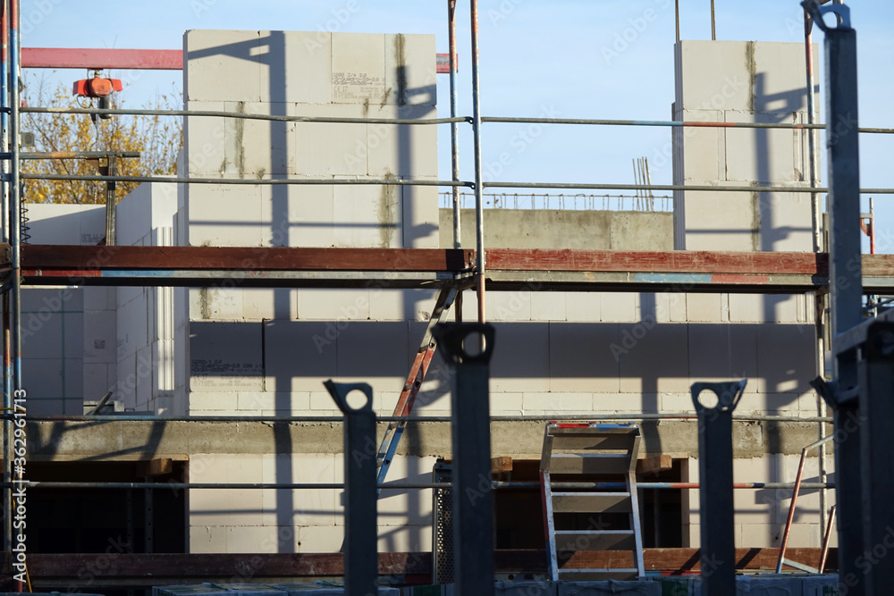 Naklejka premium Baustelle