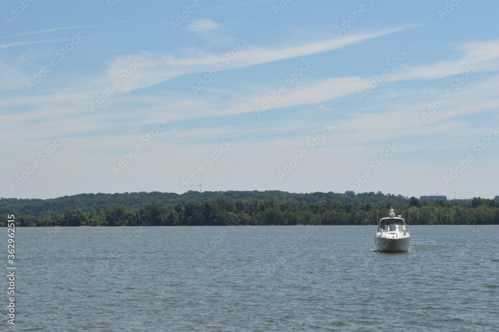 boat on the river