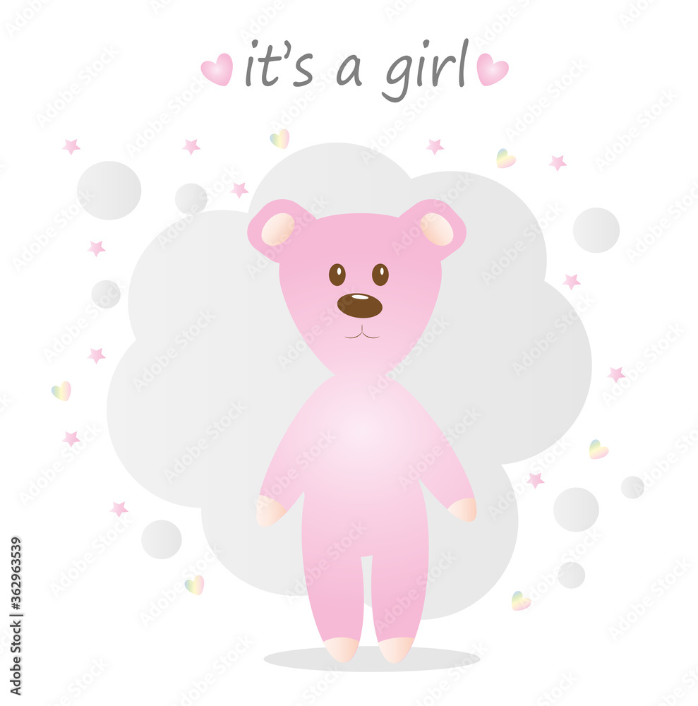 Pink bear