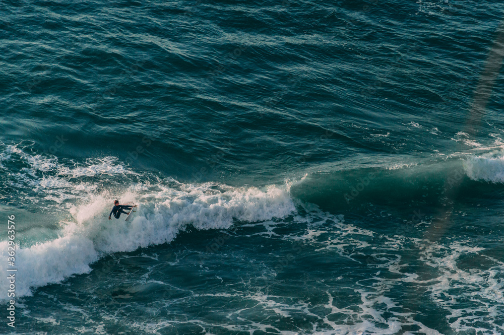 Naklejka premium surf waves