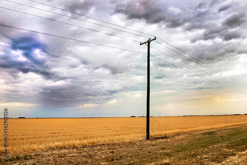 Canvas-taulu Surreal West texas Farmland.