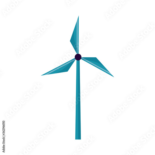 eco wind mill vector design