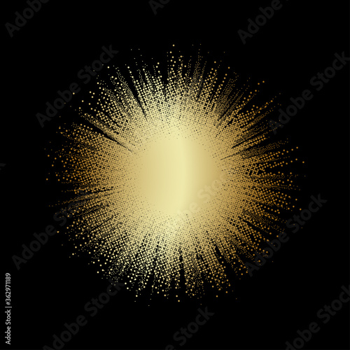 Abstract halftone & stippling background. Vector and illustration.