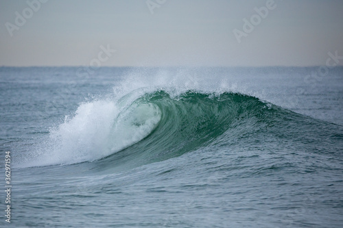 A wave barrel captured in New Hampshire