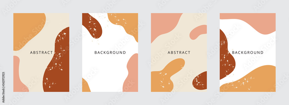 Tropical line arts vector cover set. Nature leaves design element for invitation, prints, fabric and wallpaper.