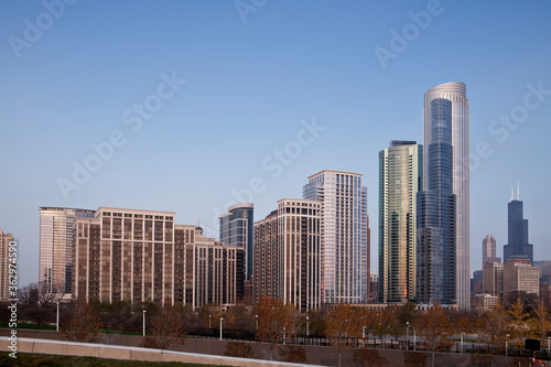 Chicago's high-rise apartments and office buildings