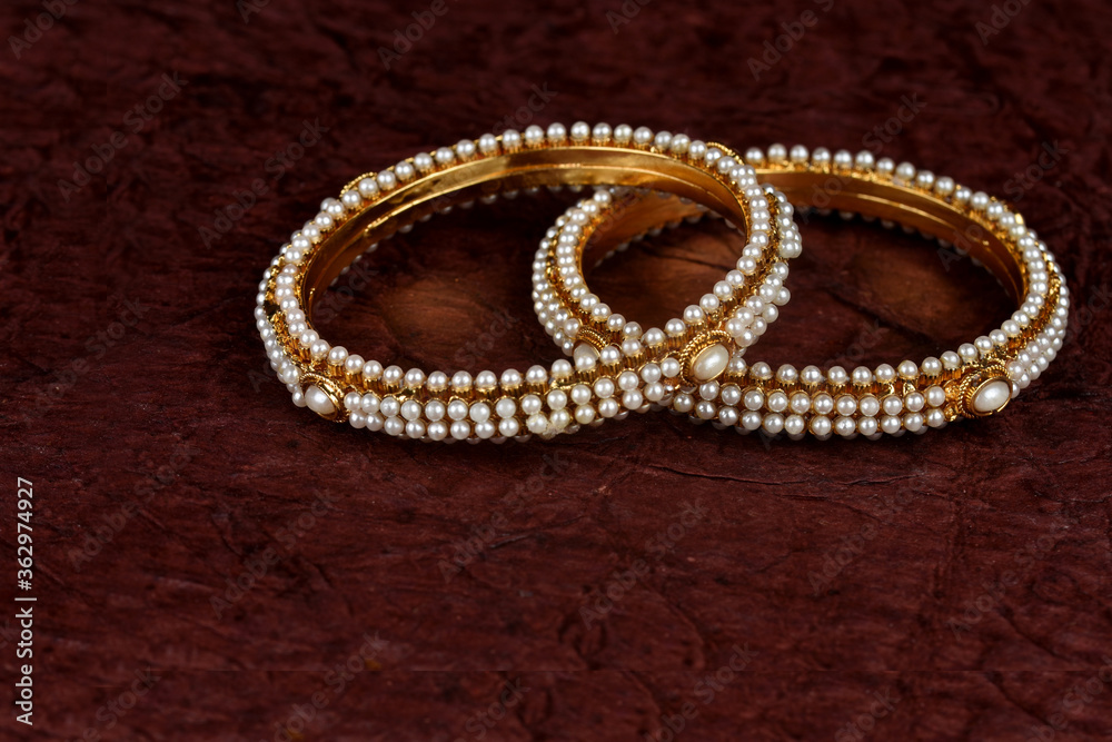 pearl bracelet bangle, Indian Pearl (moti) bangles, Indian Traditional Jewellery pearl bracelet bangle, Indian Pearl (moti) bangles, Indian Traditional Jewellery