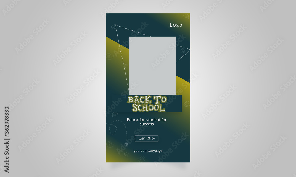 Back To School Social story Post Banner Back To School Social story Post Banner