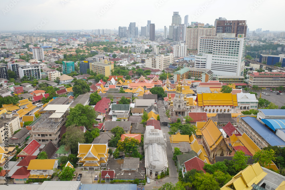 City view of Bangkok city 
