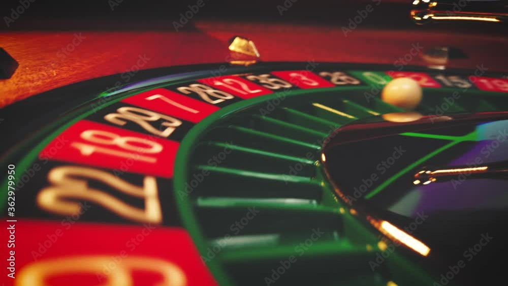 Roulette table close up at the Casino Roulette table close up at the Casino