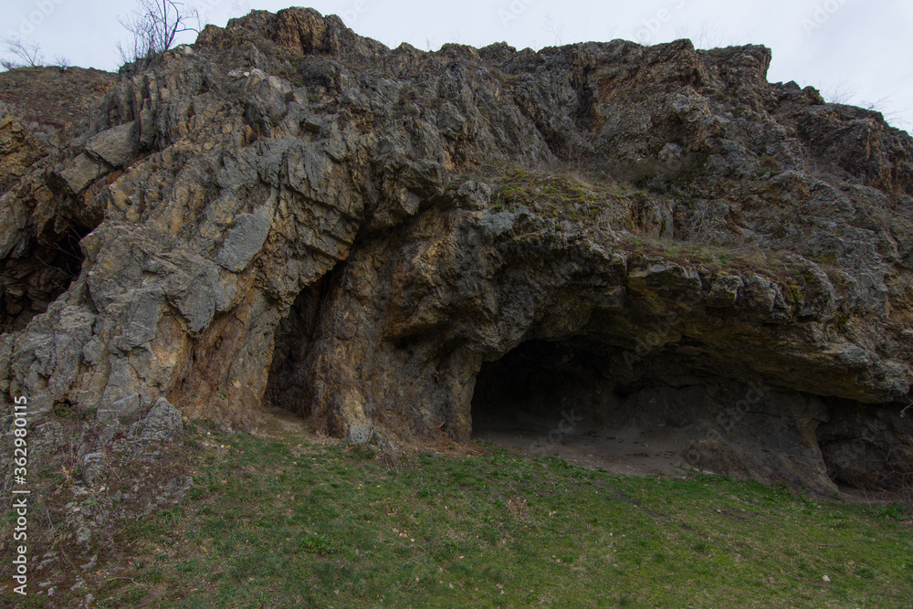 old caves in the nature
