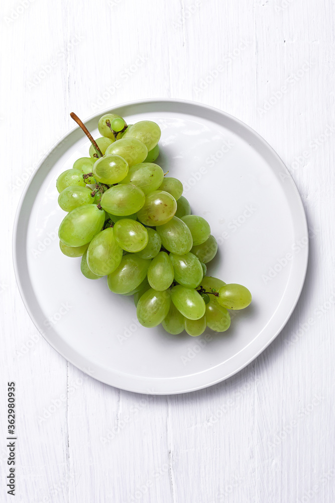 Fresh seasonal grapes in Plastic containers ready to eat To take away Fresh seasonal grapes in Plastic containers ready to eat To take away