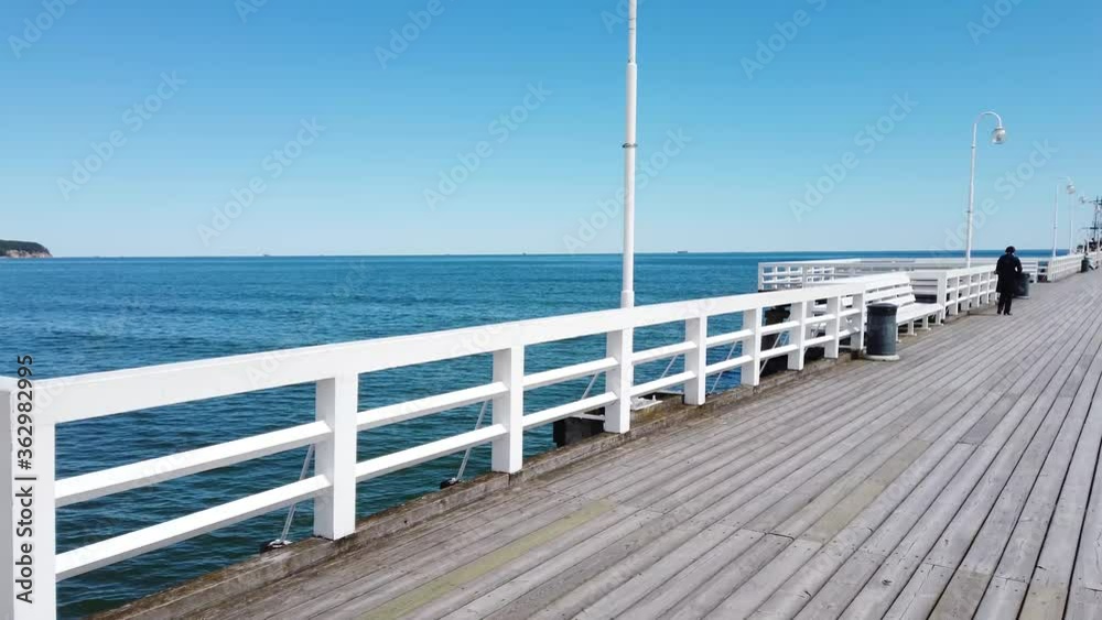 Famous pier in Sopot