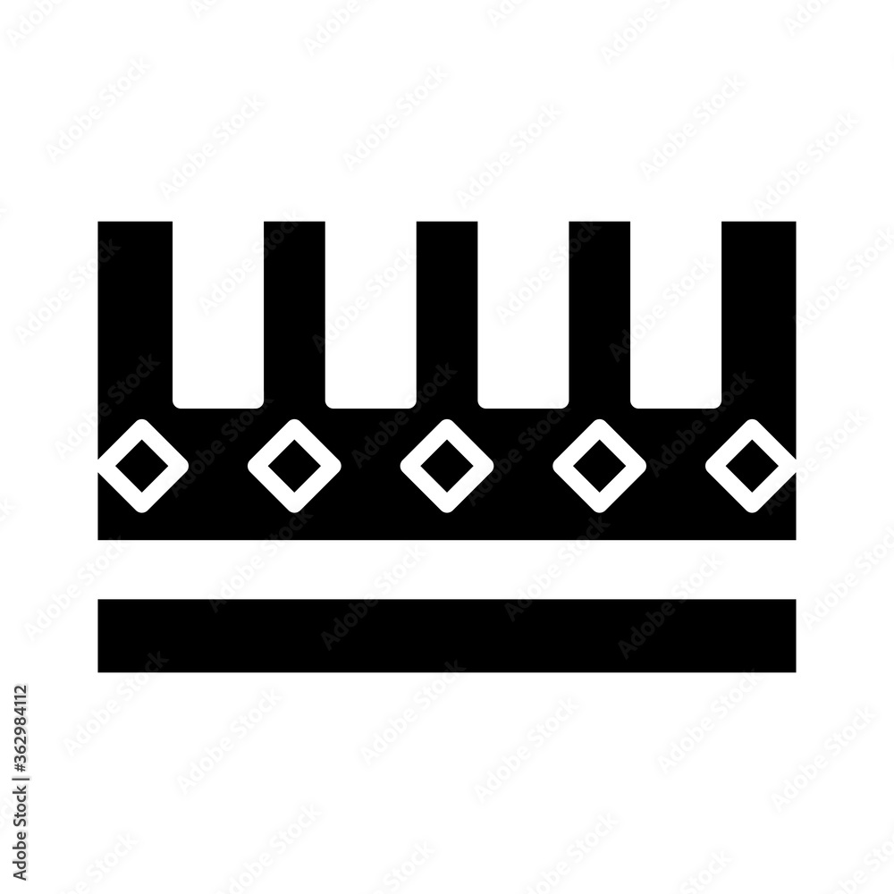 royal crown of duke silhouette style icon royal crown of duke silhouette style icon