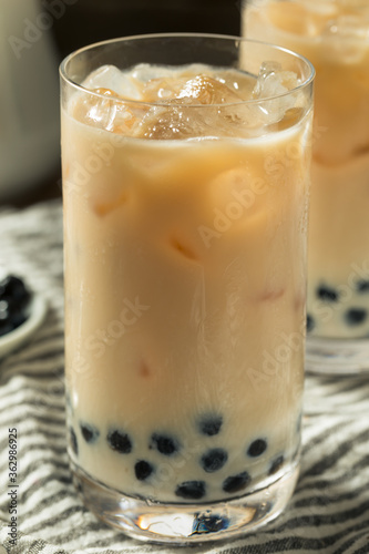 Refreshing Homemade Boba Milk Tea
