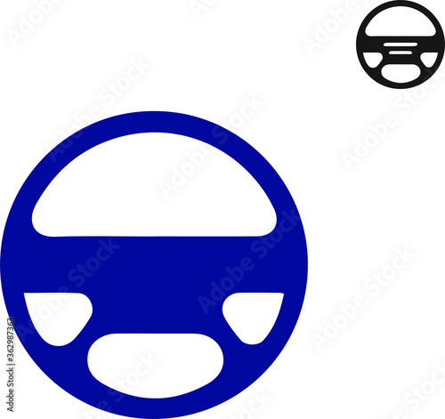 Car wheel vector icon white background