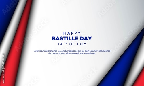 Bastille Day Background.