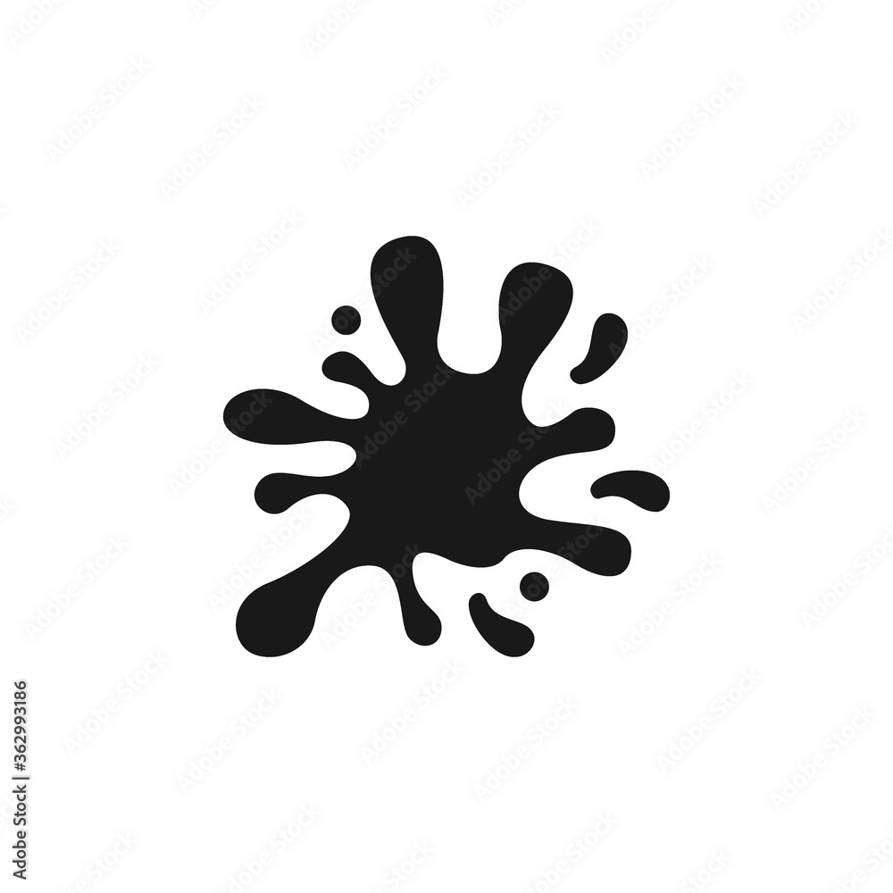 Splash icon flat vector illustration Splash icon flat vector illustration