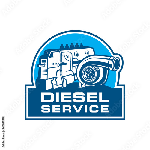 Diesel Solutions Logo, Diesel Service Logo