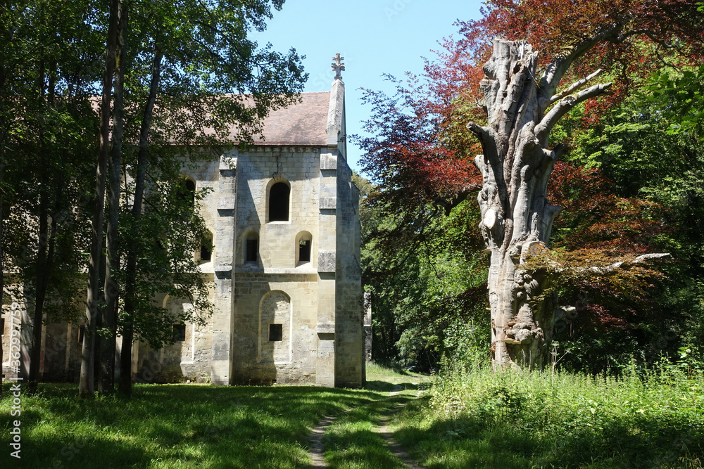Abbaye Cistercienne Notredame du Val Stock Photo Adobe Stock