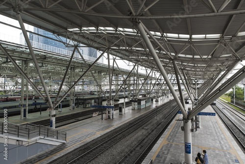 Mesmerizing shot of the modern central railway station captured in Seoul, Korea
