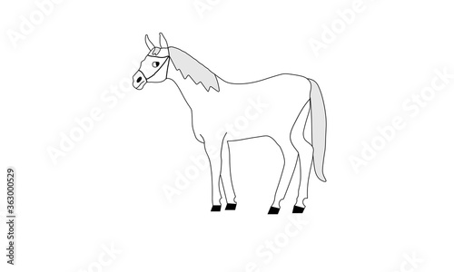 Horse Vector Illustration