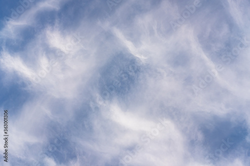nuvens e céu