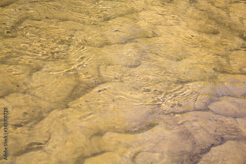 yellow sand in the water background texture