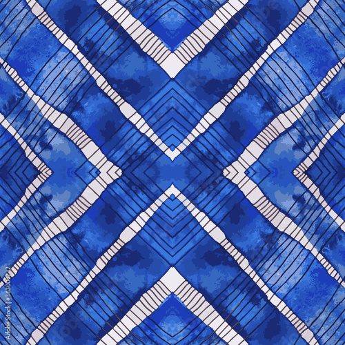  Abstract line blue background . Abstract line blue hand drawn seamless pattern.