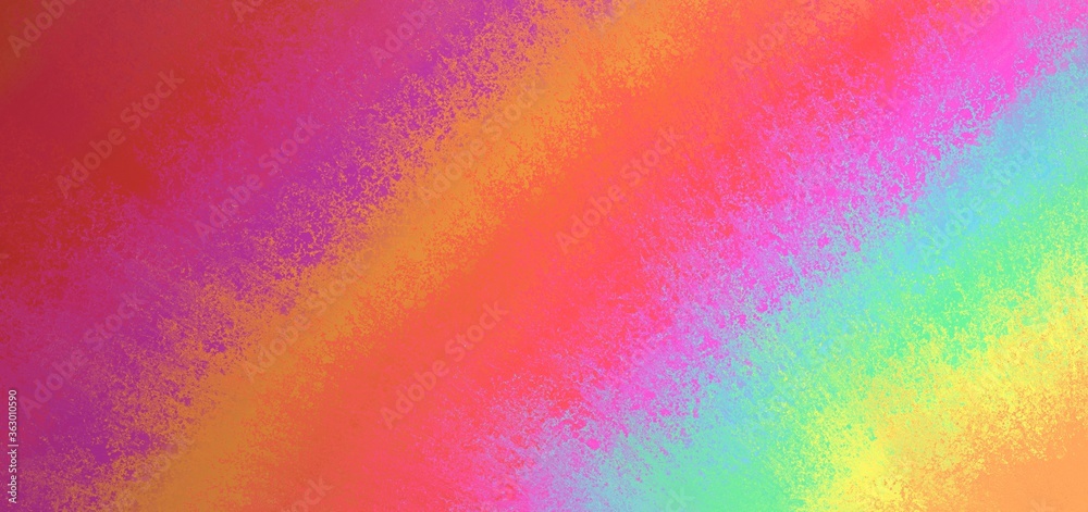 Rainbow colors with grunge striped texture design, colorful background in red orange yellow blue green and purple, tie dye design