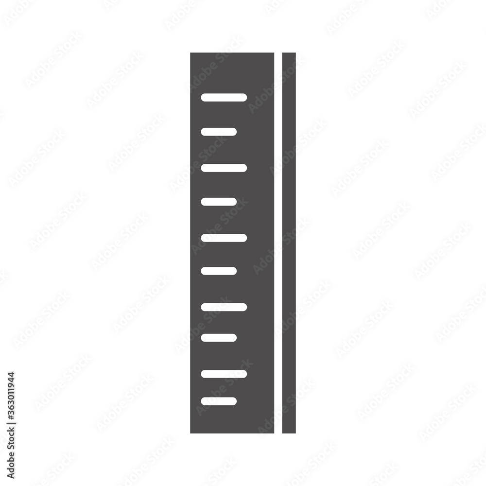 teach school and education geometric ruler tool silhouette style icon teach school and education geometric ruler tool silhouette style icon