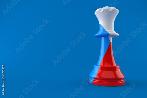 Konstfotografi Chess with czech flag