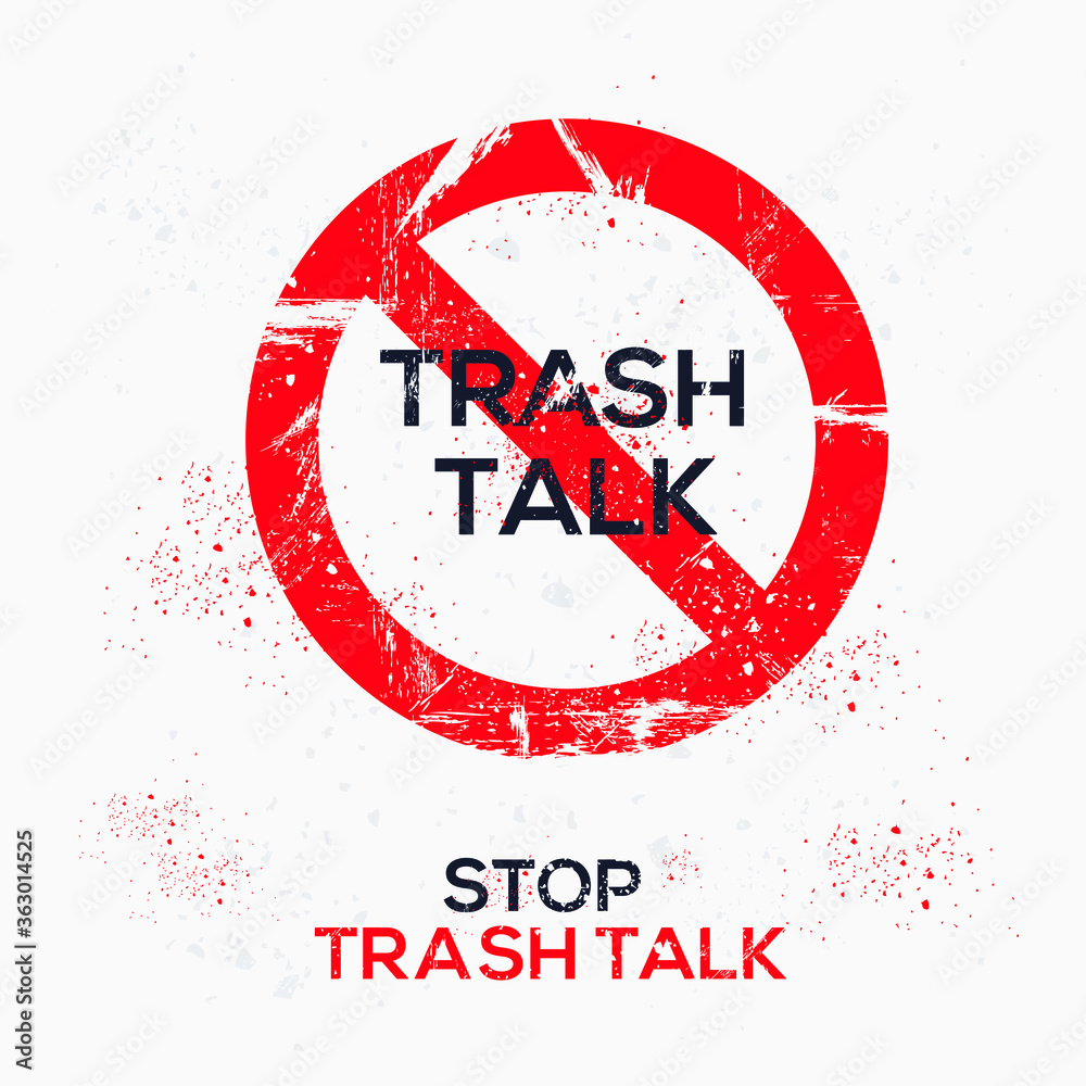 ترجمه کلمه trash-talk به فارسی