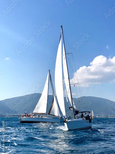 sailboat on the sea