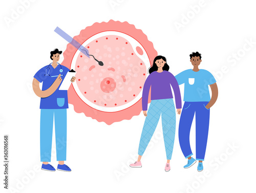 Reproductive system concept