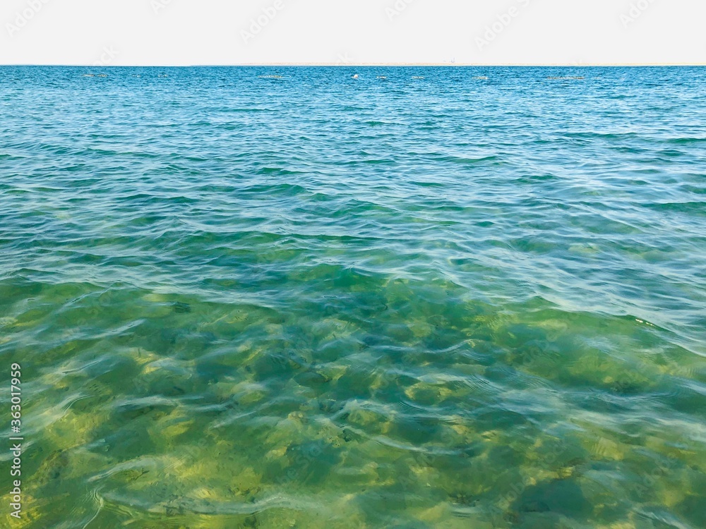 blue sea water background