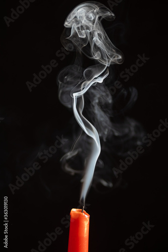 Candle smoke pattern