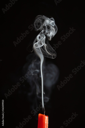 Candle smoke pattern