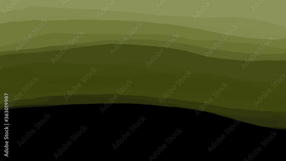 An Abstract Background that Resembles a HIlly Landscape at Dusk