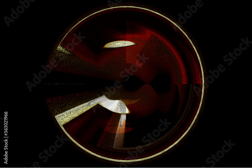 Digital Art. Fractal, Arte, Tecnología, Abstracta, Circunferencia, Color. Futurista. 