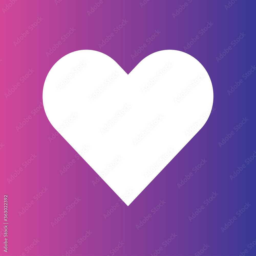 Heart icon illustration isolated vector sign symbol