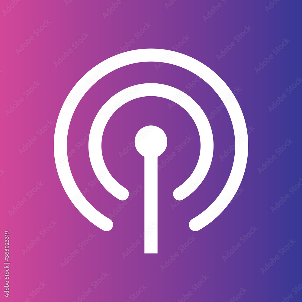 signal icon illustration isolated vector sign symbol