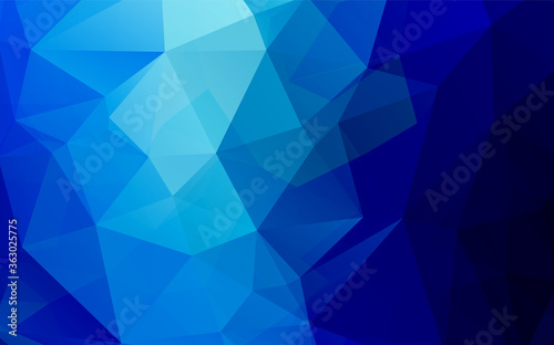 Creative low poly blue colorful background design. Graphic design template.