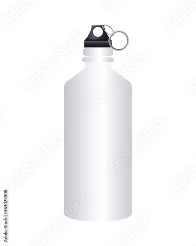 aluminium bottle product branding icon