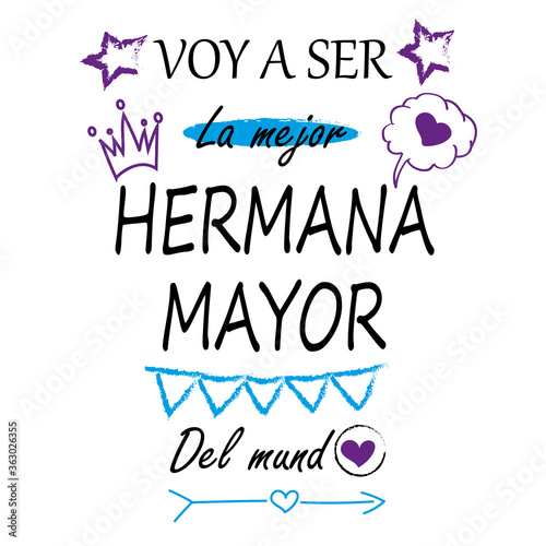 Ilustración hermana mayor 