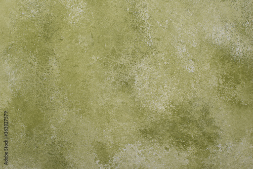 Bilde på lerret Concrete background in olive or khaki color