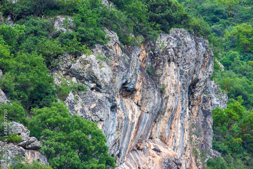 rock in the mountains