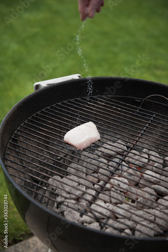 fish on grill
