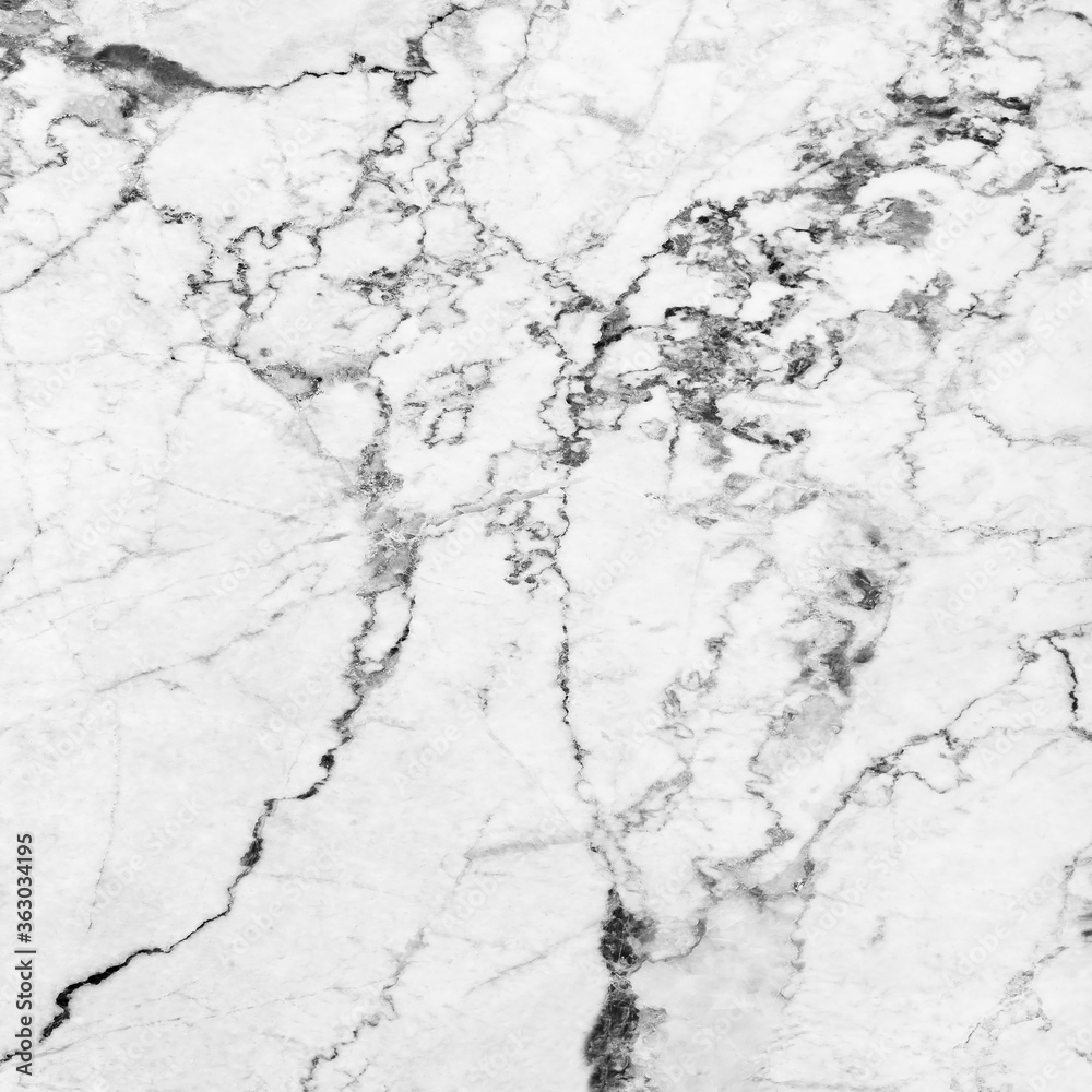 White marble texture background pattern with high resolution.