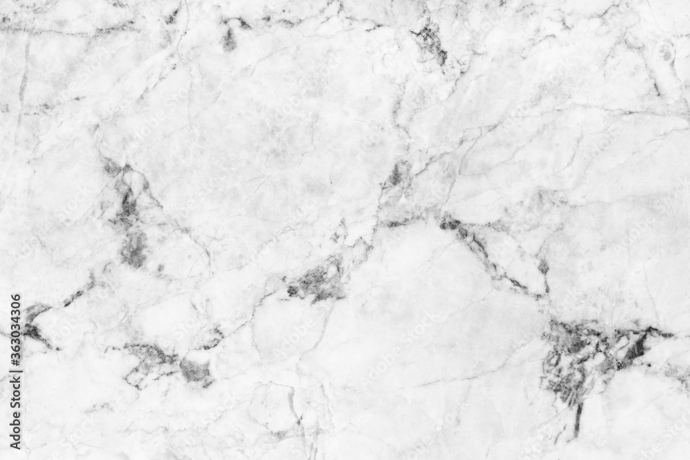 White marble texture background pattern with high resolution.